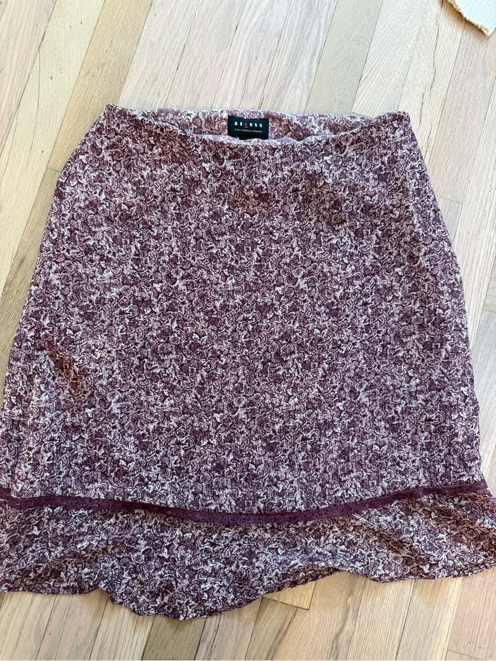 Vintage Axcess by Liz Claiborne Floral Rose Skirt